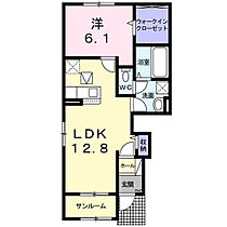 ルピナス　Ｅ 101 ｜ 三重県四日市市富士町9番7-3号（賃貸アパート1LDK・1階・50.13㎡） その2