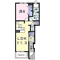 サンビレッジ　伊倉II 101 ｜ 三重県四日市市河原田町字伊倉684番地（賃貸アパート1LDK・1階・44.18㎡） その2