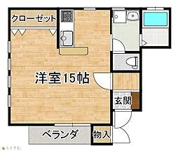 フォーナインズ ワンルームの間取図画像