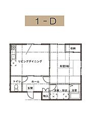 ハイツエクスェード 1LDKの間取図画像