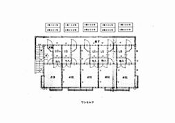 ワンセルフ 1Kの間取図画像