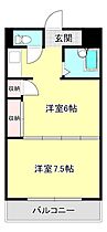 西河原マリーンハイツ  ｜ 滋賀県野洲市西河原（賃貸マンション1DK・2階・36.45㎡） その2