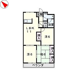 間取図画像 3LDK