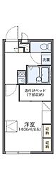 レオパレス古高 1Kの間取図画像