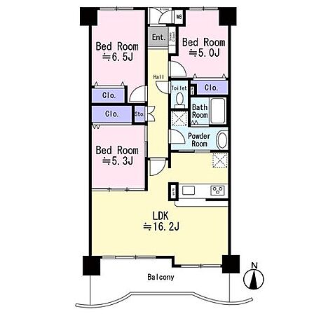 間取図:3LDK