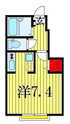 AZEST-RENT青砥 ワンルームの間取図画像