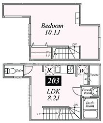 Relation青砥 1LDKの間取図画像