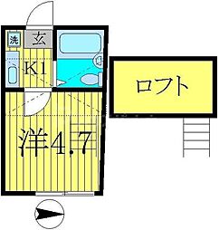 間取図画像 1K