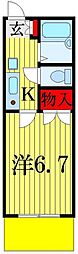 間取図画像 1K