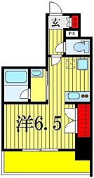 LIVCITY堀切菖蒲園 ワンルームの間取図画像
