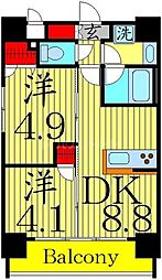 間取図画像 2DK