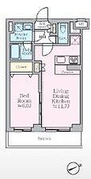 アイルグランデ押上ノースドゥーエ 1LDKの間取図画像