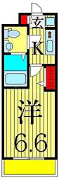 CREVISTA立石 1Kの間取図画像