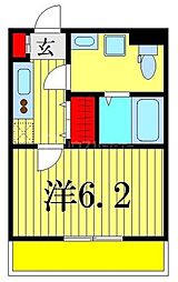 LEGRAND 1Kの間取図画像