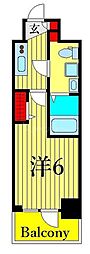 GRANPASEO金町 1Kの間取図画像