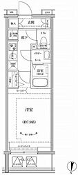 RELUXIA立石 1Kの間取図画像