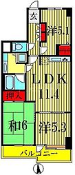 フォレストハウス 3LDKの間取図画像