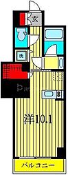 CIELBLEU ワンルームの間取図画像