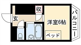 ドーミー名古屋3 610 ｜ 愛知県名古屋市千種区今池４丁目（賃貸マンション1K・6階・20.00㎡） その2