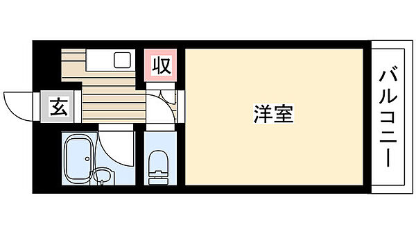 エコーハイツ 303｜愛知県名古屋市守山区向台１丁目(賃貸マンション1K・3階・26.44㎡)の写真 その2