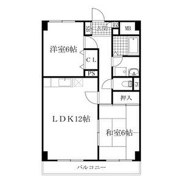 レナジア豊が丘 203｜愛知県名古屋市名東区豊が丘(賃貸マンション2LDK・2階・56.07㎡)の写真 その2