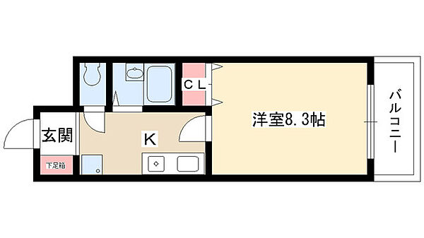 UMEX-7 4D｜愛知県長久手市山桶(賃貸マンション1K・4階・24.15㎡)の写真 その2