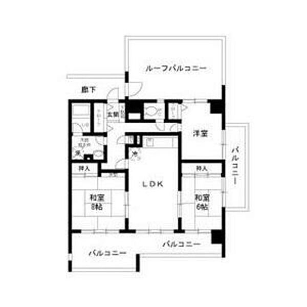 第一冨久屋マンション 502｜愛知県名古屋市名東区一社１丁目(賃貸マンション2LDK・5階・78.72㎡)の写真 その2