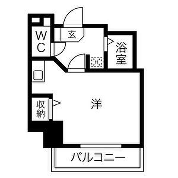 グレイス吹上 204｜愛知県名古屋市千種区千種通５丁目(賃貸マンション1K・2階・22.57㎡)の写真 その2