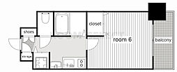 プレサンス桜通アベニュー 1Kの間取図画像