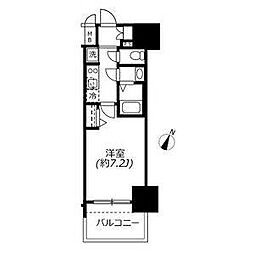 アドバンス名古屋モクシー 1Kの間取図画像