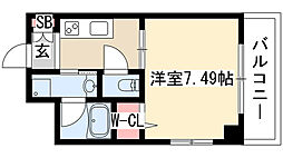 unroom 1Kの間取図画像