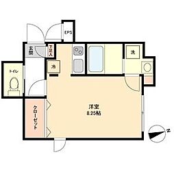 ブランシェ千種 ワンルームの間取図画像