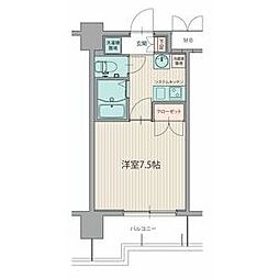 パルティール千種 1Kの間取図画像