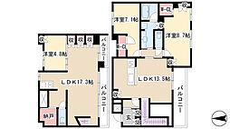 レザンドール東山元町 3LDKの間取図画像