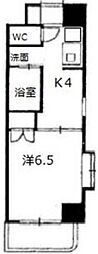 セントラル瑞穂 1Kの間取図画像