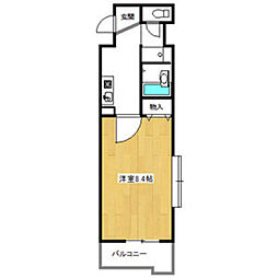 モナティス那古野 ワンルームの間取図画像