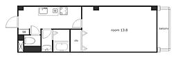 センチュリーパーク広住町 1Kの間取図画像
