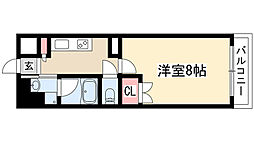 アールズヒルズ社台 1Kの間取図画像