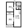 犬飼ハイツ1階5.5万円