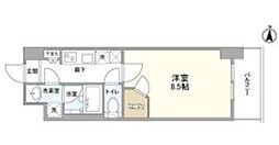 ゼスタレジデンス桜山 1Kの間取図画像