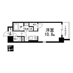 S-FIORE ワンルームの間取図画像