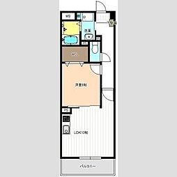 アベリア 1LDKの間取図画像