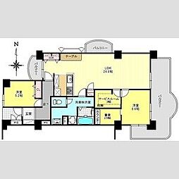 シティコーポ熱田 2SLDKの間取図画像