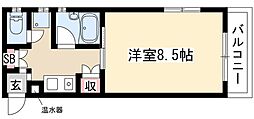 シーズンコート塩釜駅前 1Kの間取図画像