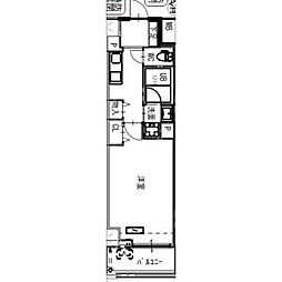 アーバンパーク日吉 1Kの間取図画像