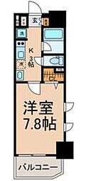 ベレーサ名駅ウエスト 1Kの間取図画像