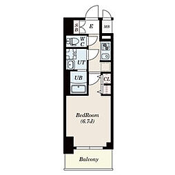 S-RESIDENCE熱田2 1Kの間取図画像