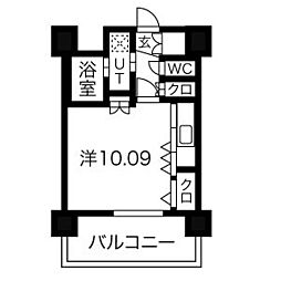 inspiration(インスピレーション) ワンルームの間取図画像