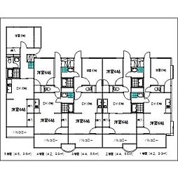 エクセル伏屋 1LDKの間取図画像
