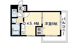 YS元町 1DKの間取図画像